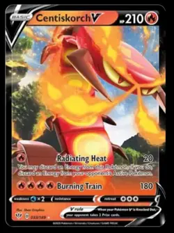 Pokemon TCG - Darkness Ablaze - Centiskorch V - 033/189 ultra rare NM - Image 1