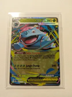 Mega Venusaur EX 003/132 Double Rare Mega Evolution Pokemon tcg NM full art - Image 2