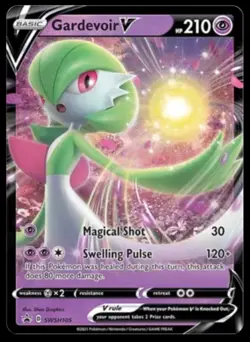 Gardevoir V Black Star Promo Holo SWSH105 Pokemon Sword and Shield NM full art - Image 1