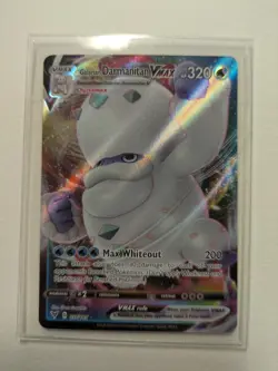 Pokemon Galarian Darmanitan VMAX 037/185 Vivid Voltage Ultra Rare Holo NM - Image 2