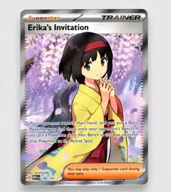 Erika's Invitation 196/165 SV: Scarlet & Violet 151 Holo Ultra Rare Pokemon TCG - Image 1