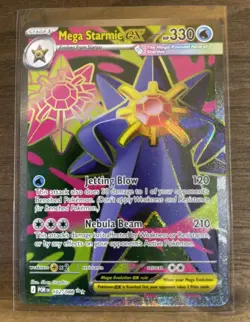Mega Starmie EX 102/088 and 21/088Full Art Ultra Rare Pokemon TCG: Perfect Order - Image 3