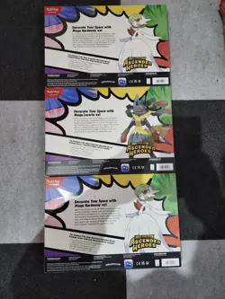 Pokemon Ascended Heroes Premium Poster Collection Lot x3 Gardevoir Lucario - Image 2