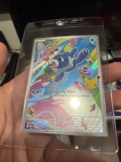 Pokemon TCG First Partner Illustration Collection Popplio 45 Black Star Promo - Image 4