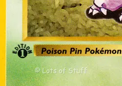 CGC 9 MINT 3D Stamp Nidoran Base Set 1st Edition Common Pokemon 55/102 -17 - Image 2