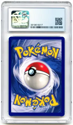 CGC 9 MINT 3D Stamp Nidoran Base Set 1st Edition Common Pokemon 55/102 -17 - Image 3