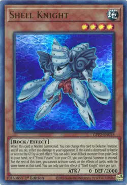 Shell Knight - GFP2-EN016 - Ultra Rare - 1st Edition - Lightly Played - Image 1