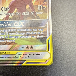 Espeon & Deoxys SM240 GX Tag Team Pokemon Card TSG Psychic Club Cosmic Division - Image 5