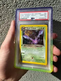 Pokemon PSA 10 1ST EDITION NEO DESTINY DARK CROBAT 2/105 - GEM MINT - Image 3