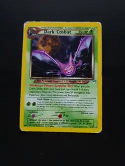 Pokemon Dark Crobat Holo 2/105 Neo Destiny WOTC MP (A) - Image 1