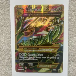 Pokemon M Rayquaza EX Mega Jumbo Cards 098/098 Promo Holo Oversized Dragon 2015 - Image 1