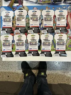10 Journey Together Sleeved Pokemon Booster Packs In Hand - Lot Of 10 - Image 4