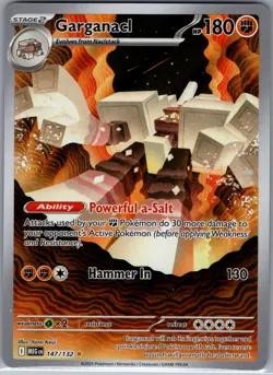 Garganacl 147/132 ME01: Mega Evolution - Pokemon Card - NM - Image 1