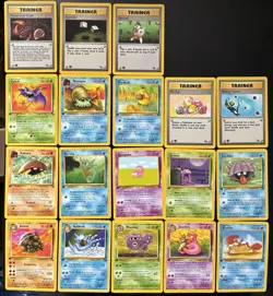 First edition Fossil Pokemon Cards Bundle Mixed Conditions 1999 WOTC - Image 2