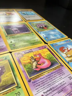 First edition Fossil Pokemon Cards Bundle Mixed Conditions 1999 WOTC - Image 5
