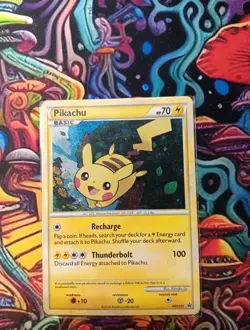 HOLO Pikachu HGSS03 Black Star Promo Near Mint Pokemon Card 2010 - - Image 1