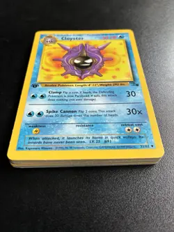 First edition Fossil Pokemon Cards Bundle Mixed Conditions 1999 WOTC - Image 1