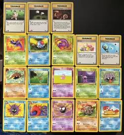 First edition Fossil Pokemon Cards Bundle Mixed Conditions 1999 WOTC - Image 2