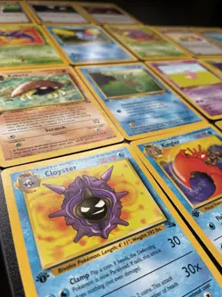 First edition Fossil Pokemon Cards Bundle Mixed Conditions 1999 WOTC - Image 3