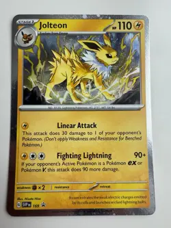 Pokemon NM Holo Jolteon - (Cosmos Holo) 169 Rare SV: Scarlet & Violet Promo Card - Image 1