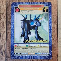 Raidramon BO-120 Digimon 2000 Bandai Digi Battle Trading Card Series 3 Champion - Image 2