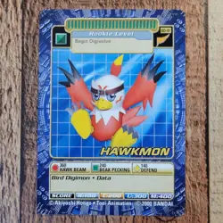 Hawkmon BO-111 Digimon Vintage 2000 Bandai Digi-Battle Trading Card Series 3 - Image 2