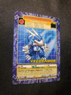 BO-121 Veedramon Digimon Card Digi-Battle Series 3 2000 Bandai NEAR MINT - Image 2