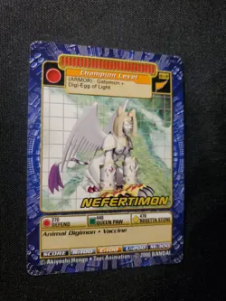 BO-130 Nefertimon Digimon Card Digi-Battle Series 3 2000 Bandai NEAR MINT - Image 2