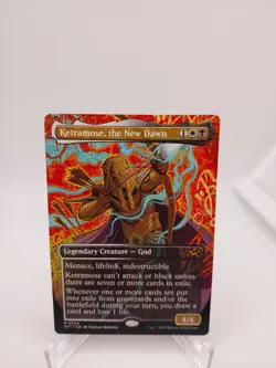 MTG Magic The Gathering Ketramose the New Dawn Borderless Extended Aetherdrift - Image 1
