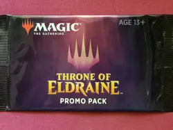 Magic The Gathering THRONE OF ELDRAINE PROMO BOOSTER PACK New Sealed MTG - Image 1