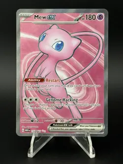 2023 Pokemon SV 151 Mew ex #193/165 Full Art Mint - Image 1