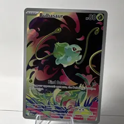 Pokemon Bulbasaur 133/132 Me01: Mega Evolution Illustration Rare Holo Mashu - Image 1