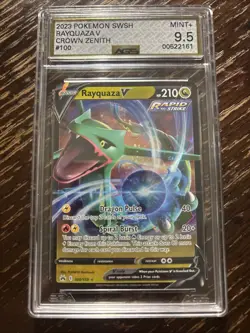 2021 Pokemon Evolving Skies Rayquaza V 110/203 CGC 9.5 Mint+ - Image 1