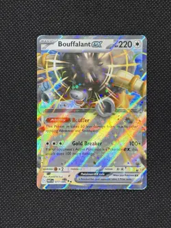 Pokemon TCG BOUFFALANT EX 077/086 SV White Flare Double Rare - Image 1