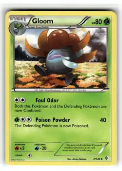 Pokemon: Boundaries Crossed Gloom #2/149 Gloom- Uncommon.V05 - Image 1