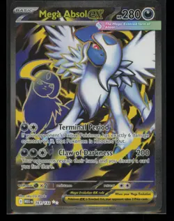 Mega Absol ex 161/132 Pokemon Mega Evolution Ultra Rare Near Mint - Image 1