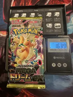 16.39g! HEAVY Pokemon Sealed Mega Dream EX Japanese Booster Pack-Possible GODU - Image 1