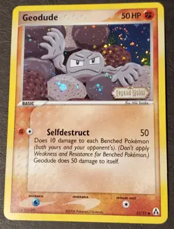 Geodude 53/92 Legend Maker Reverse Holo (With Swirl) | Pokemon TCG - Image 3