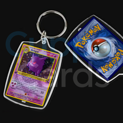 First Edition Base Set: Gengar Stamped Holo | Mini Pokemon Keychain - Image 1
