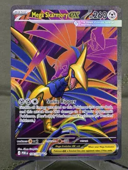 2026 Pokemon Perfect Order Mega Skarmory ex Ultra Rare 106/088 EN English - Image 1