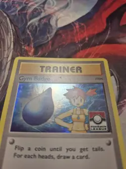 Gym Badge (Misty) - XY204 - 2017 Pokemon League Exclusive - Holo - MP - XY Promo - Image 2