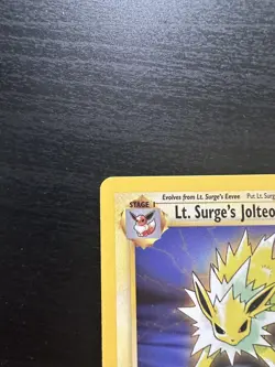 Pokemon TCG : Lt. Surge's Jolteon 28/132 Gym Challenge Regular LP - Image 5