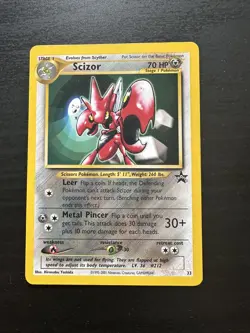 Pokemon TCG Scizor Black Star Promo 33 - LP - Image 2