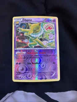 Hypno 51/122 NM Reverse Holo Rare BREAKpoint 2016 Pokemon TCG - Image 1