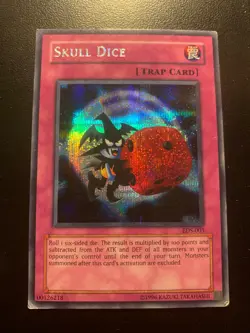 Yu-Gi-Oh! TCG Skull Dice Secret Rare Holo EDS-003 The Eternal Duelist Soul - Image 1