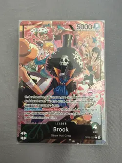One Piece TCG Brook Alt Art Leader OP15-022 Adventure on Kami’s Island English - Image 1