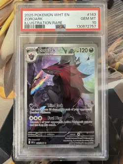 2025 Pokemon White Flare 143 Zoroark PSA 10 130672757 Graded Pokemon Cards - Image 1