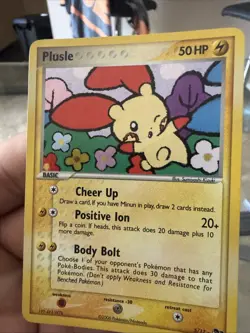 Plusle Holo Rare LP 2006 Pop Series 3 Vintage Pokemon TCG Card 5/17 Nm - Image 1