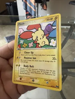 Plusle Holo Rare LP 2006 Pop Series 3 Vintage Pokemon TCG Card 5/17 Nm - Image 4