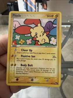 Plusle Holo Rare LP 2006 Pop Series 3 Vintage Pokemon TCG Card 5/17 Nm - Image 5
